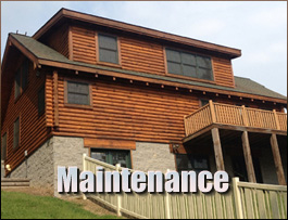  Guntersville, Alabama Log Home Maintenance